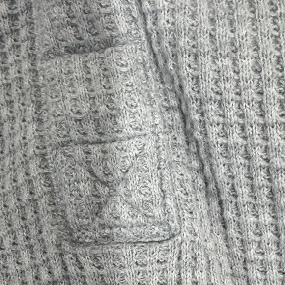 Aerie Light Gray Ribbed Sweater - Picture 3 of 4